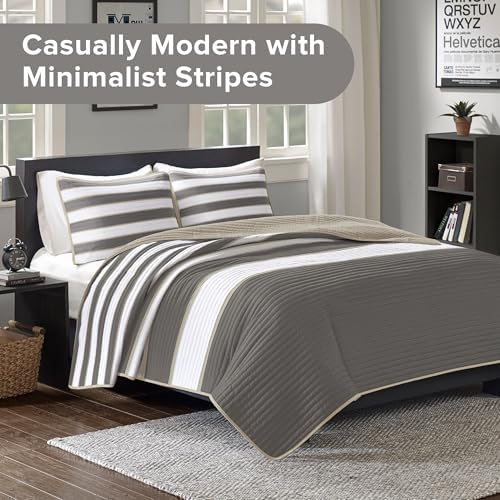 Comfort Spaces Verone Twin Quilt Set