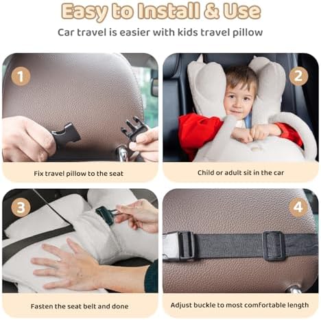 FLORICH Travel Pillow with Head and Body Support