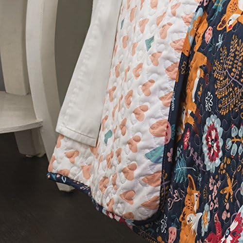 Lush Decor Pixie Fox Reversible Quilt Set