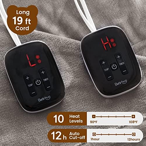 Bearhug Electric Blanket Controller for Twin Queen King