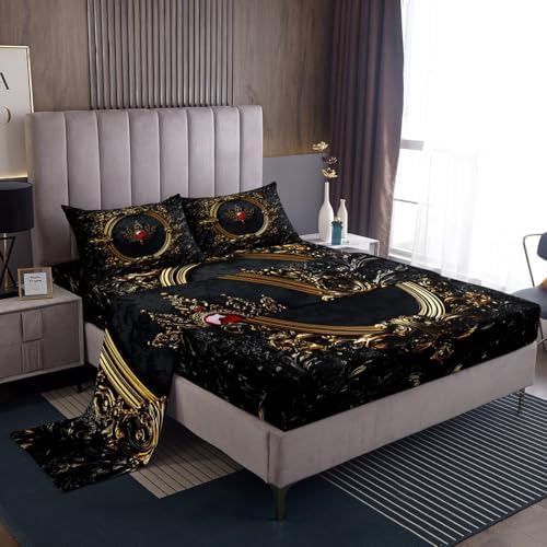 Homewish Queen Crown Bedding Set Twin Size