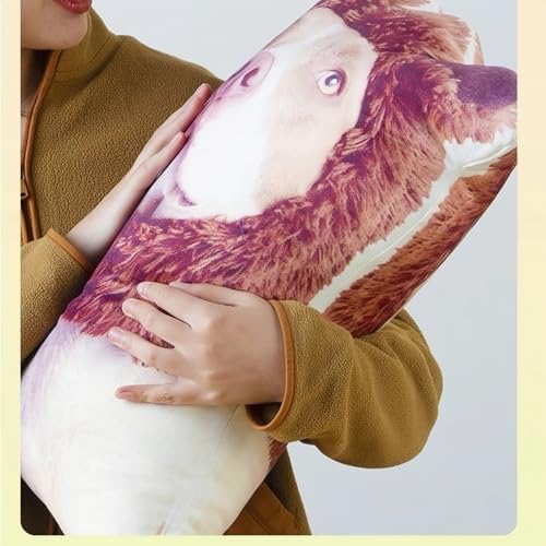 Custom Pet Pillow with Personalized Photo White