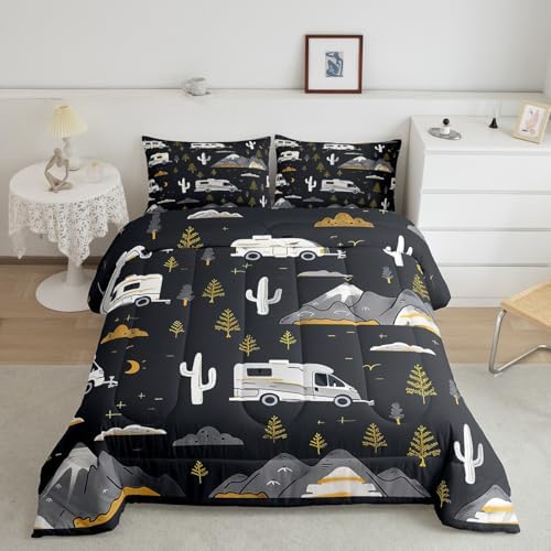 Feelyou Camping Comforter Set Misty Grey