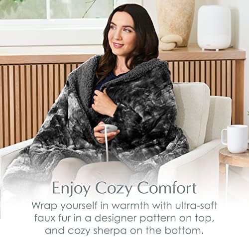 PureRadiance Heated Throw with 6 Heat Settings