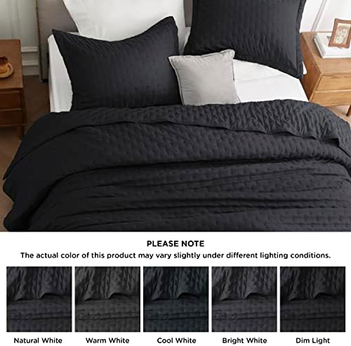 Bedsure King Quilt Set - Soft Lightweight All-Season Bedding
