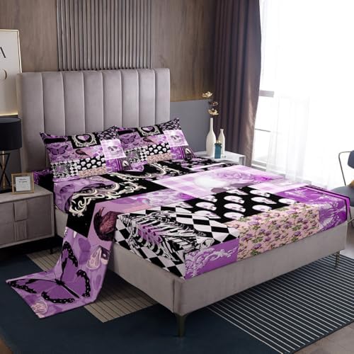 Boho Skeleton Bedding Set for Kids Room
