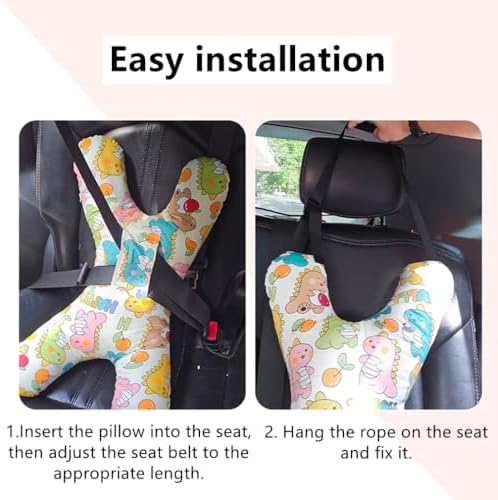 Car Travel Pillow for Kids Adults X-Shaped Neck Support