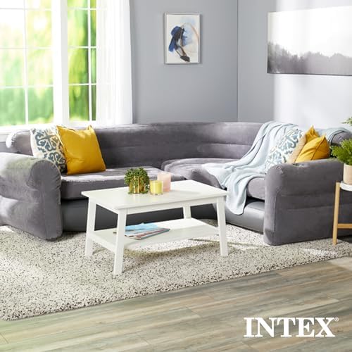 Intex Inflatable Corner Sofa L-Shaped 2 Pack Gray