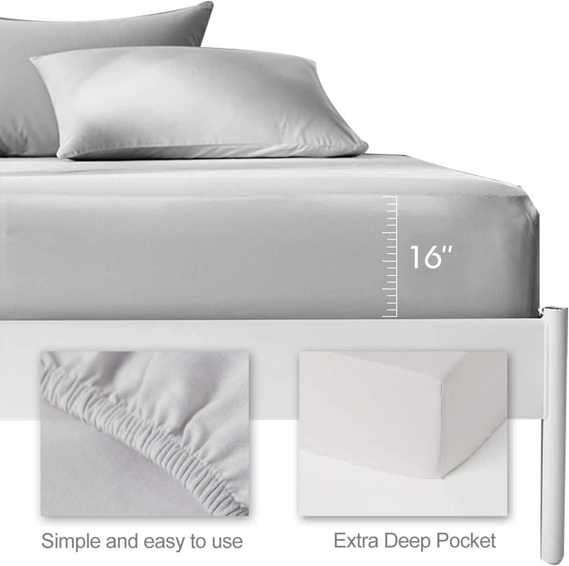 BlessLiving 3D Galaxy Fitted Sheet for Kids Teens 1