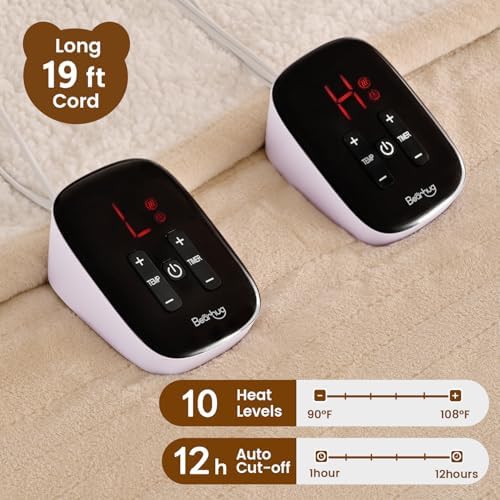 Bearhug King Size Electric Blanket 100 x 90