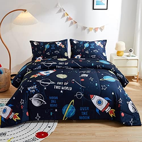 beeweed 3 Piece Kid Comforter Set Queen Size 1