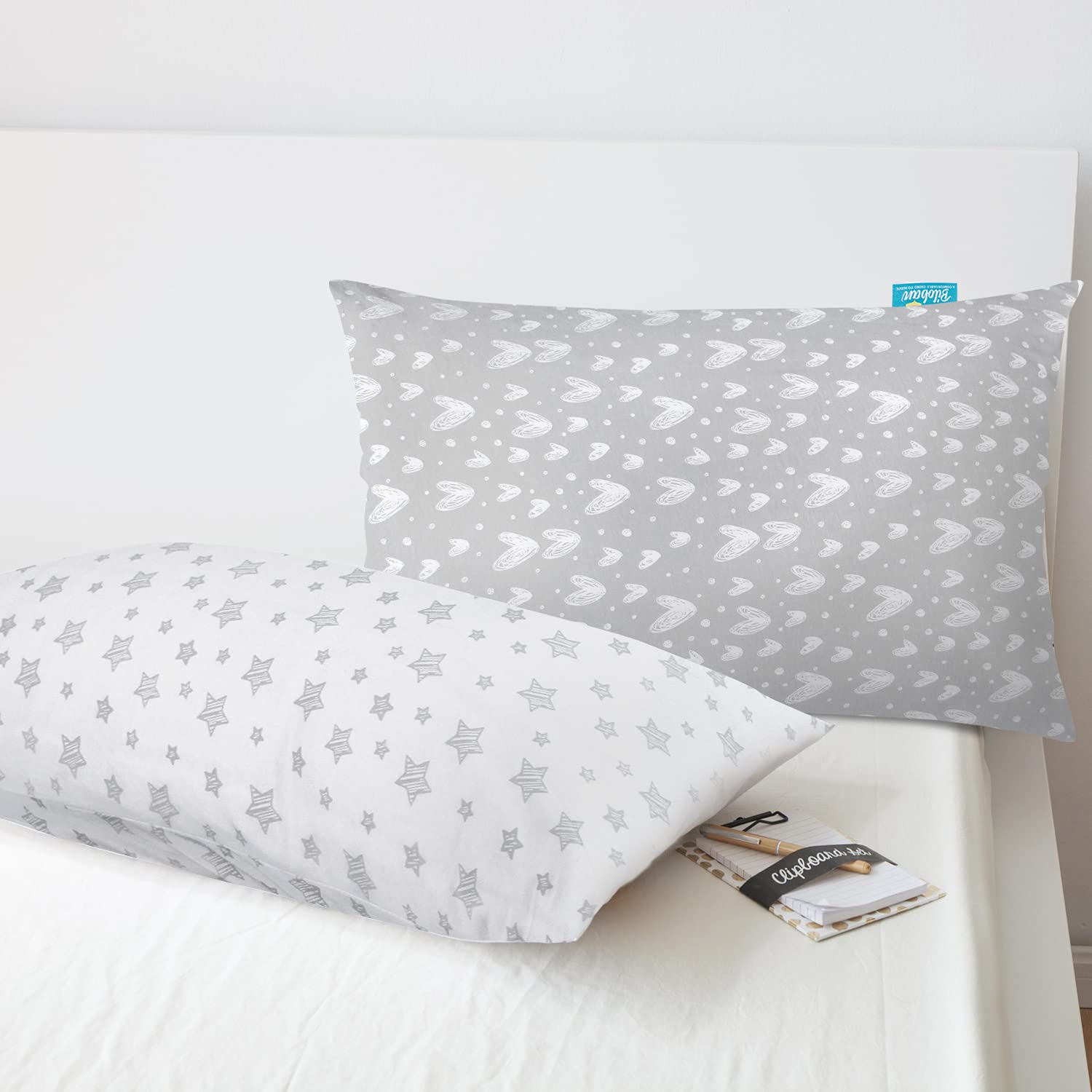 Biloban Organic Cotton Pillowcases 2 Pack - 16 x 24