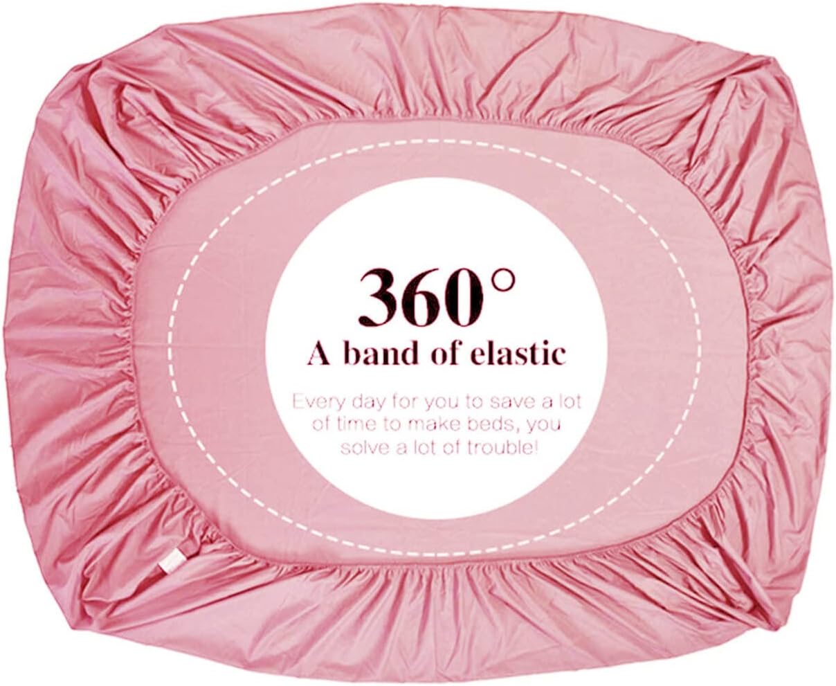 NHNHN King Size Fitted Sheet with Deep Pockets