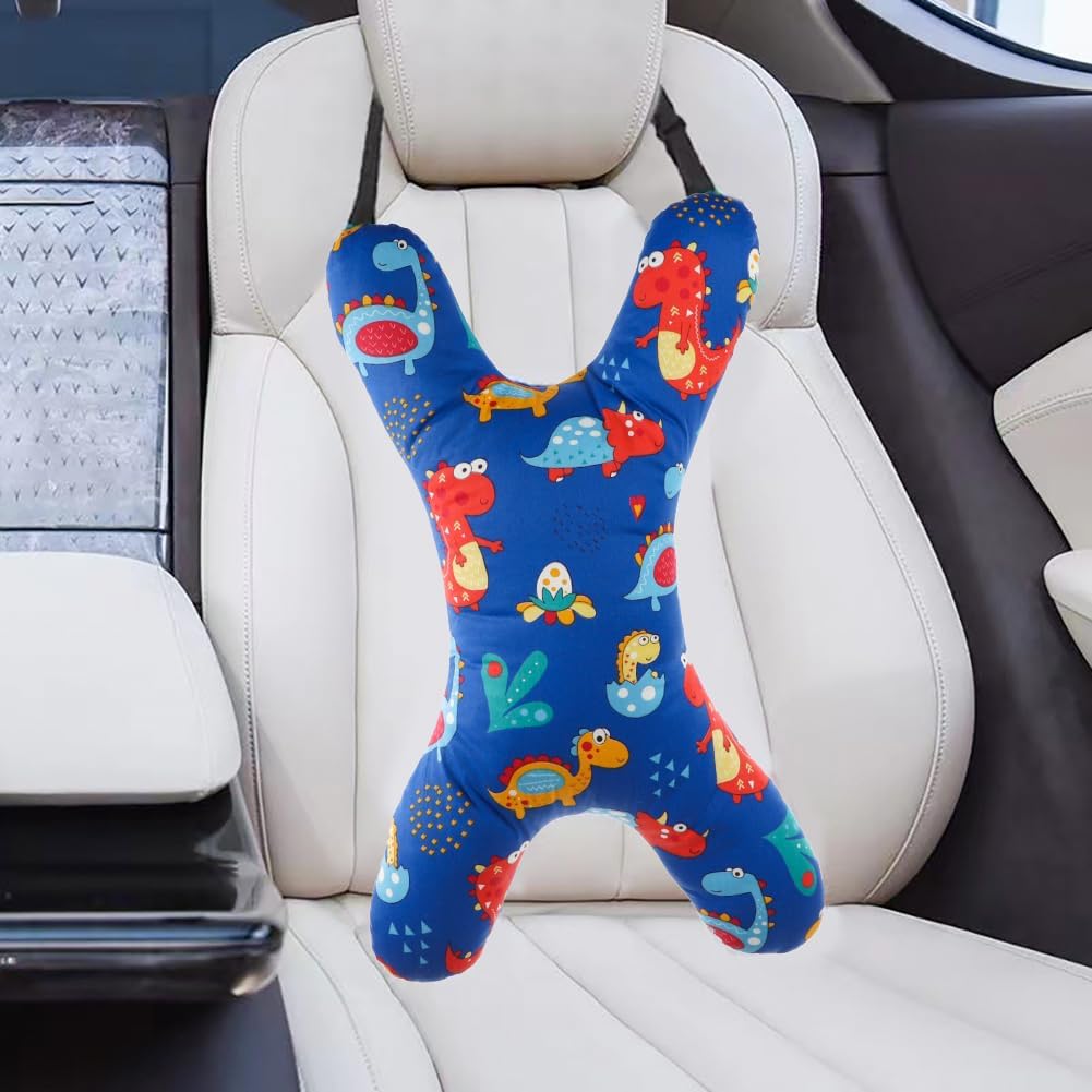 X-Shaped Travel Pillow for Car Seat Support