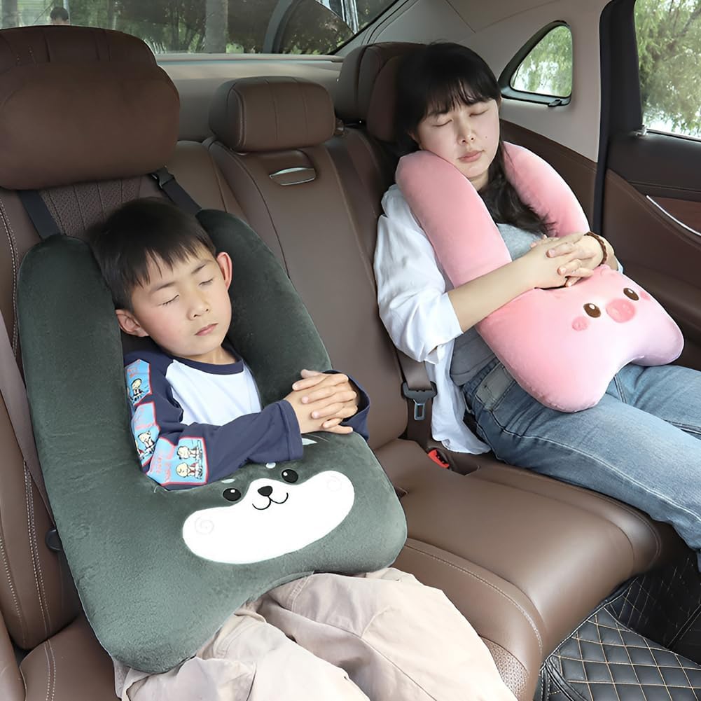 SIQITECHNO Car Travel Pillow for Kids and Adults 1