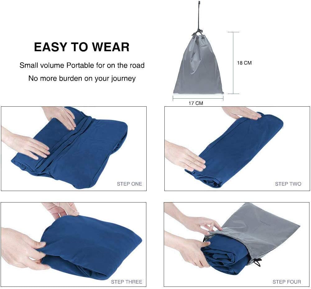 HZQDLN Travel Foot Rest Pillow Portable Inflatable