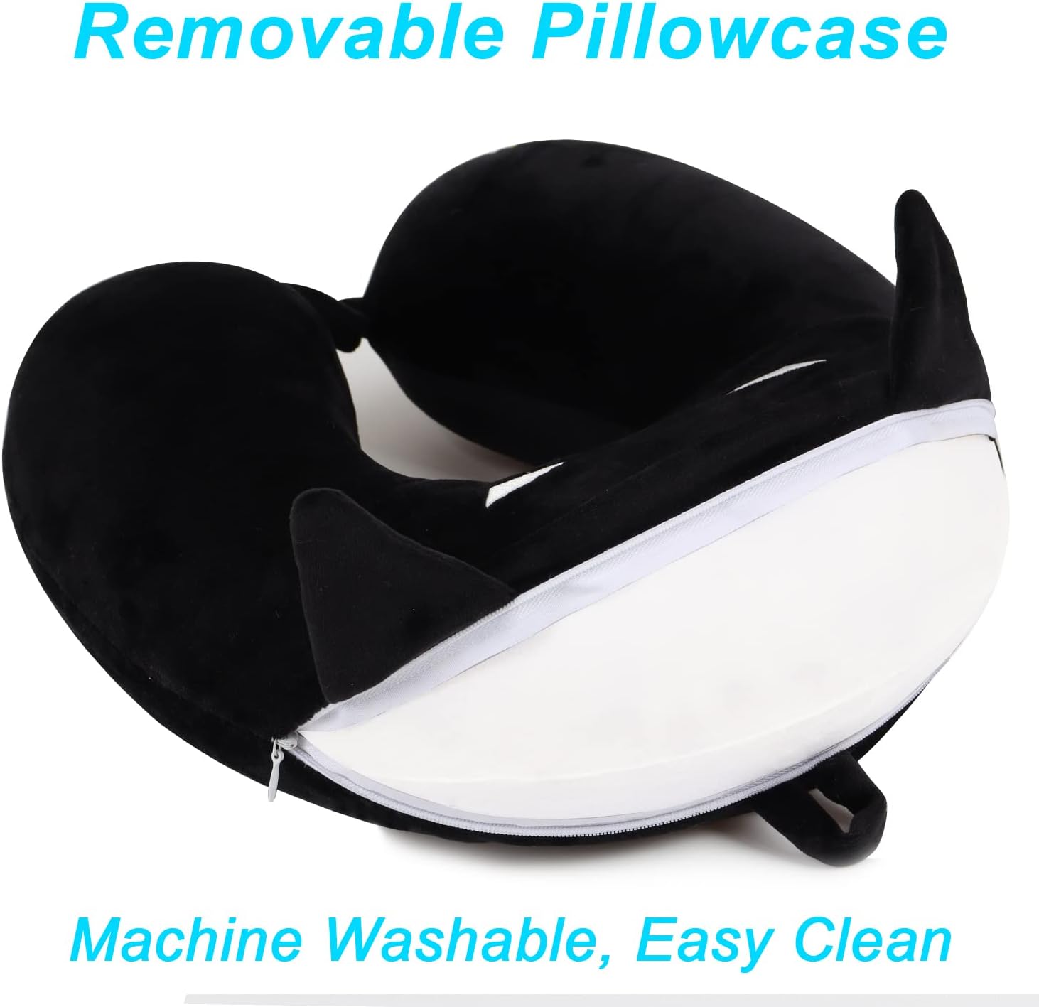 ETOILESEA Superhero Travel Pillow with Eye Mask 1