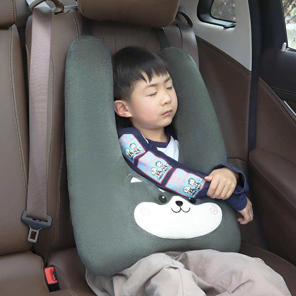 SIQITECHNO Car Travel Pillow for Kids and Adults 1