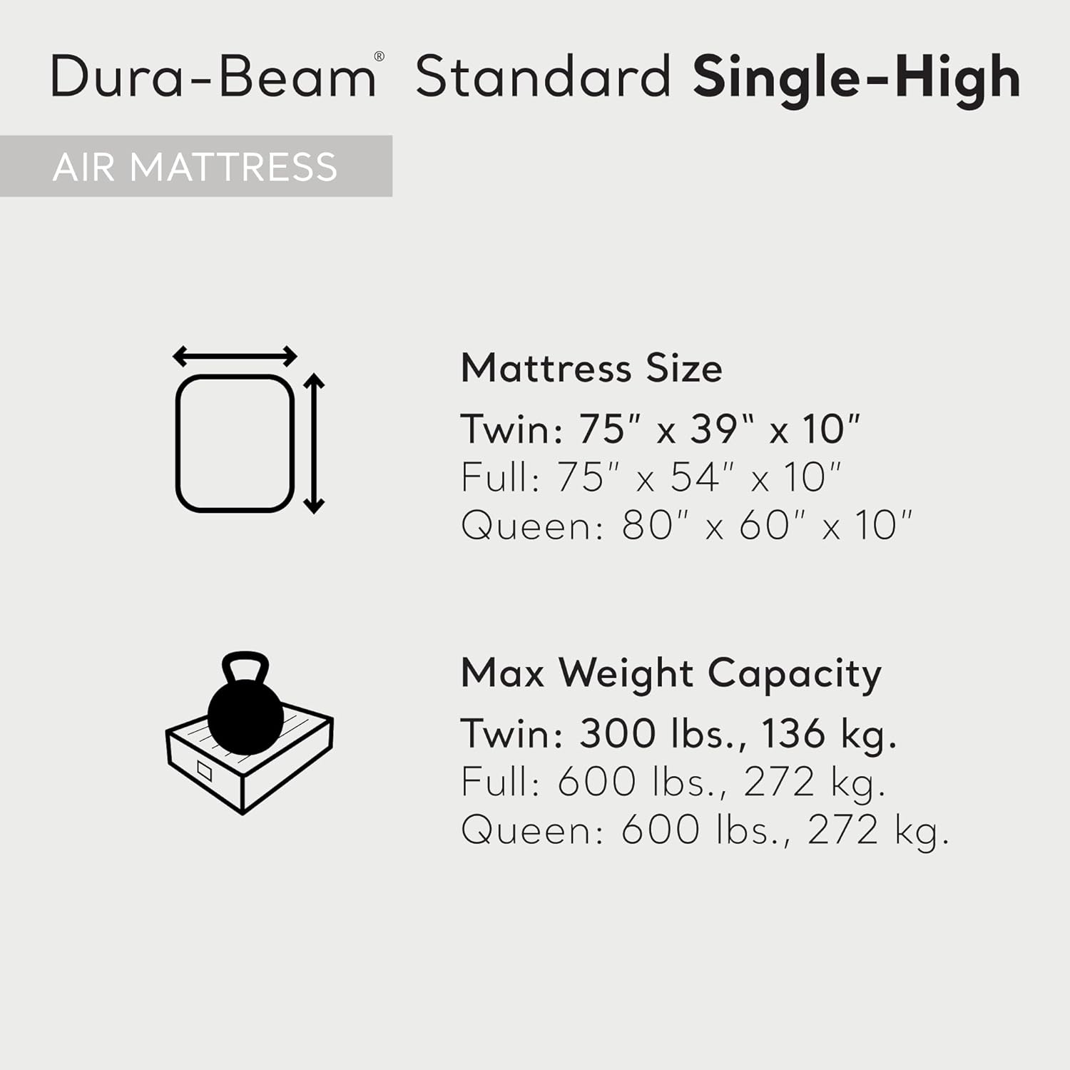 Intex Dura-Beam Air Mattress Twin 4 Pack