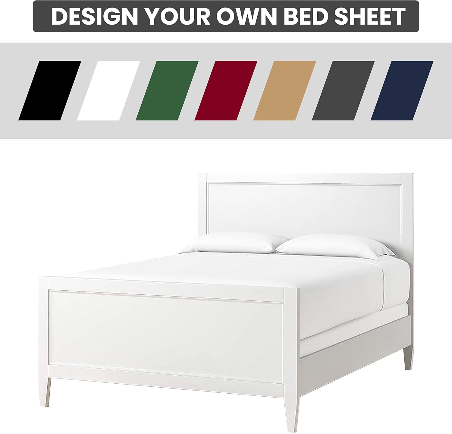Custom Fitted Bed Sheet - Polycotton Soft Breathable