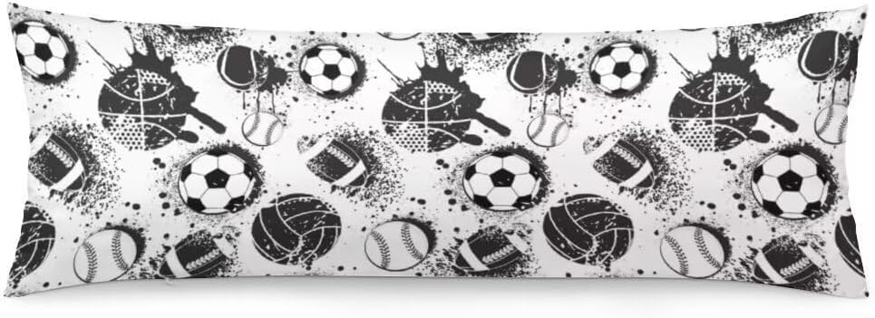 AELMARNEE Sport Themed Body Pillow Cover 20x54