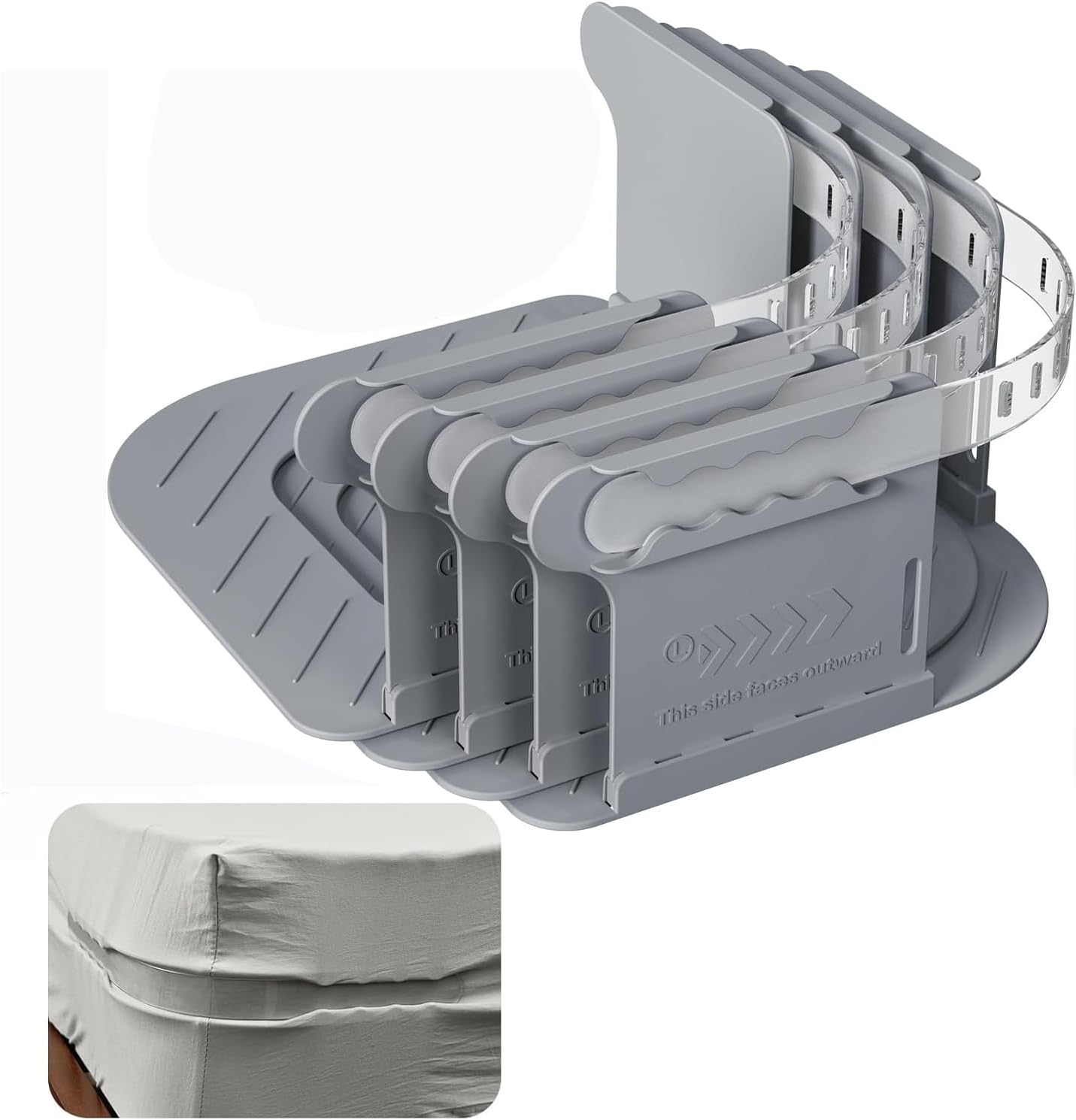 Wenai 4-Pack Lock Sheet Holders for Mattress