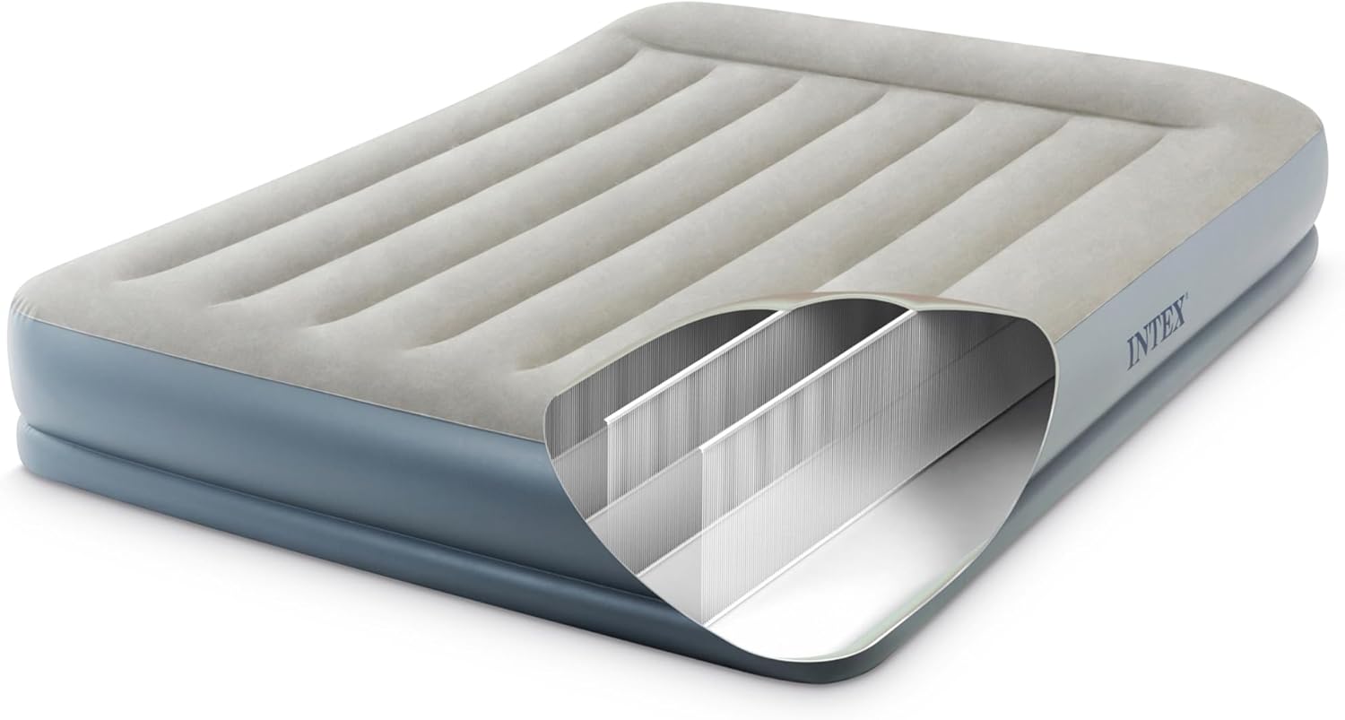 Intex Pillow Rest Airbed Queen 12 Inch