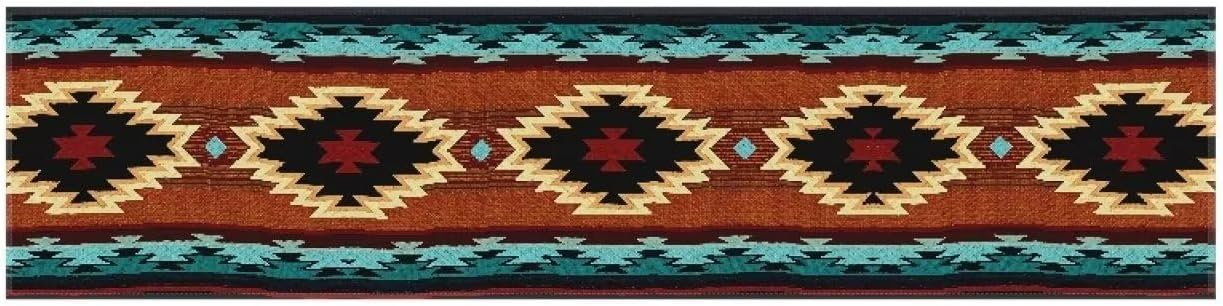 ZFRXIGN Southwestern Bed Runner for Queen Size Bed 1