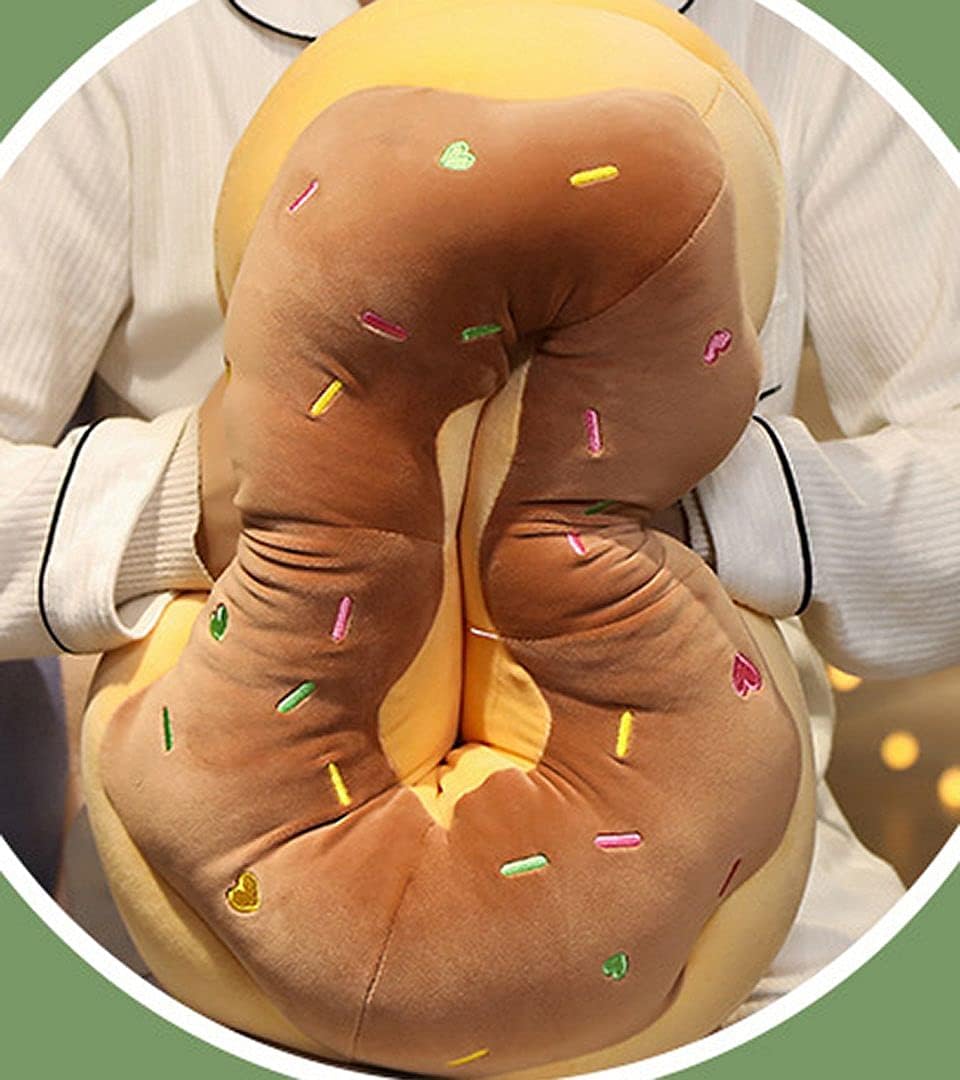 ChezMax Round Donut Pillow 16 Inch 1