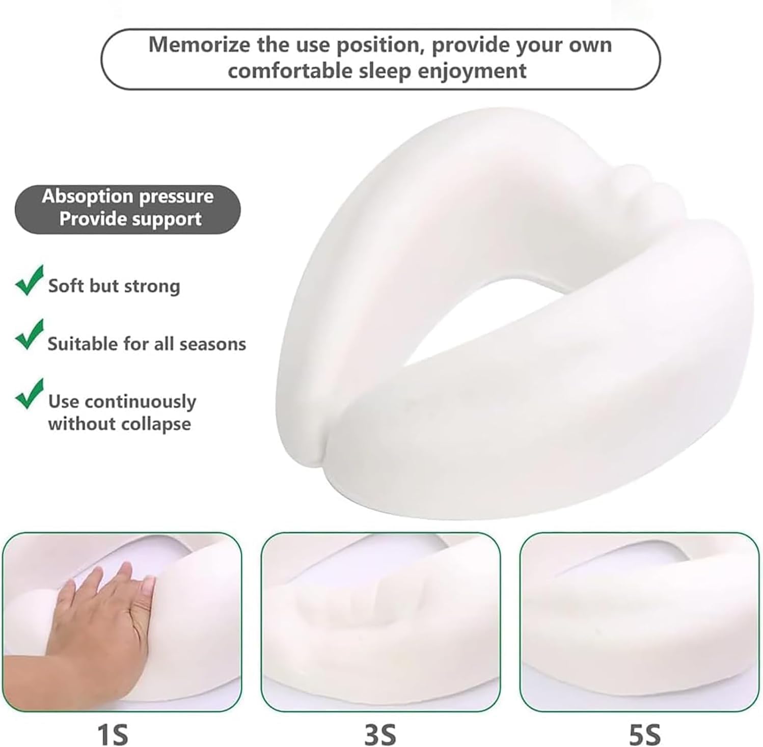 Neck Travel Pillow for Comfort on Flight and Car Ride