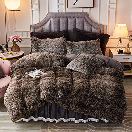 JAUXIO Luxury Plush 3-Piece Bedding Set