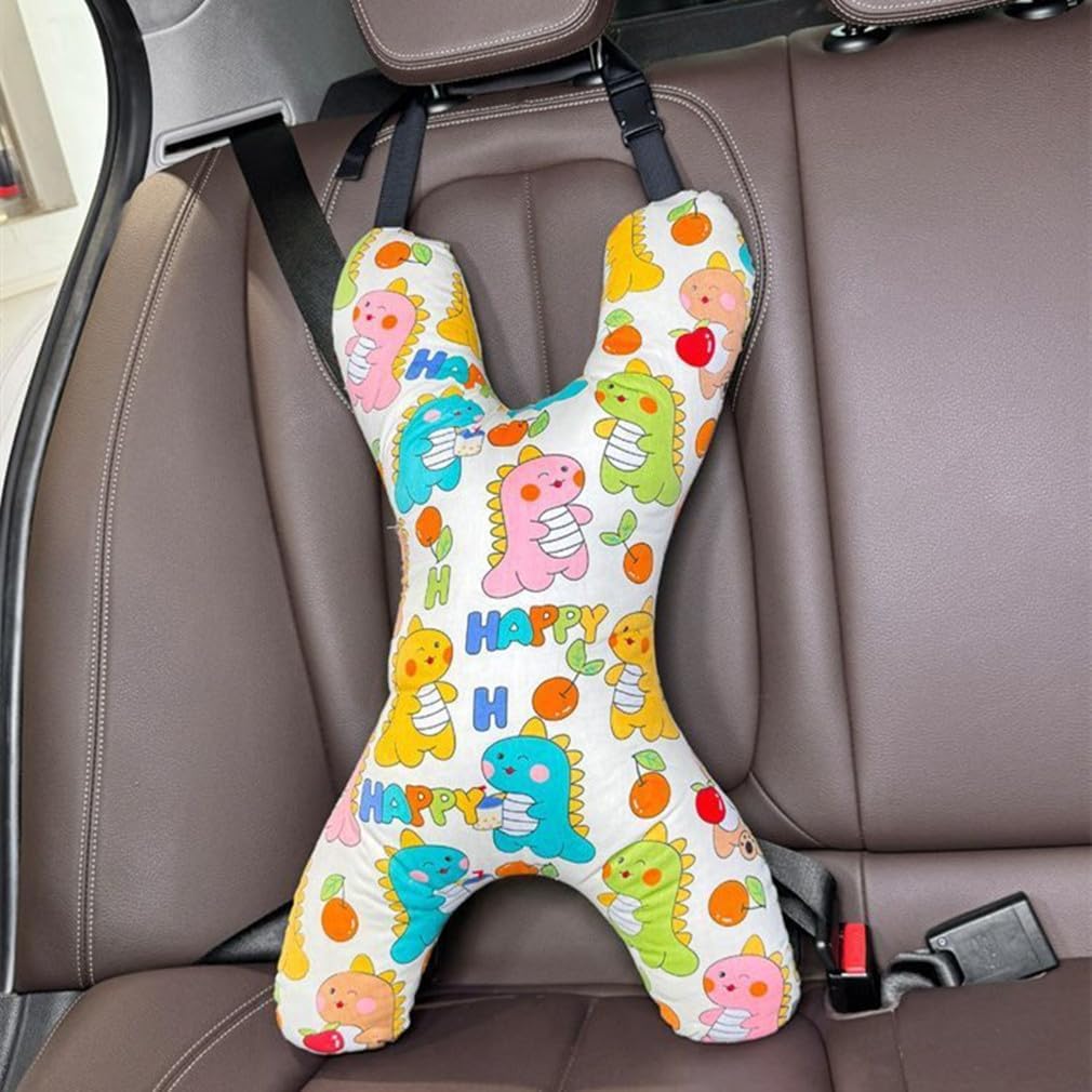 Car Travel Pillow for Kids Adults X-Shaped Neck Support
