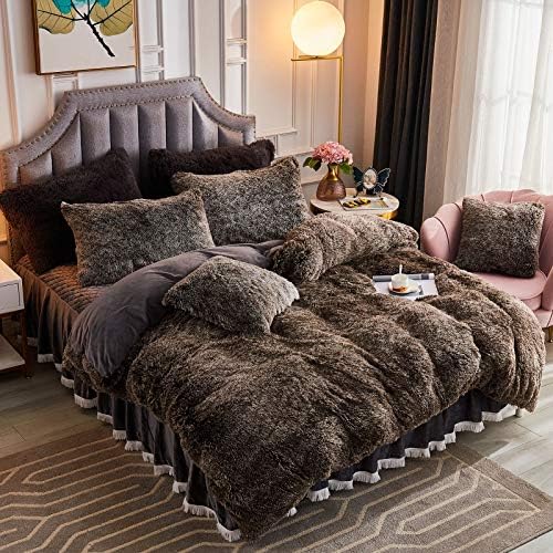 JAUXIO Luxury Plush 3-Piece Bedding Set