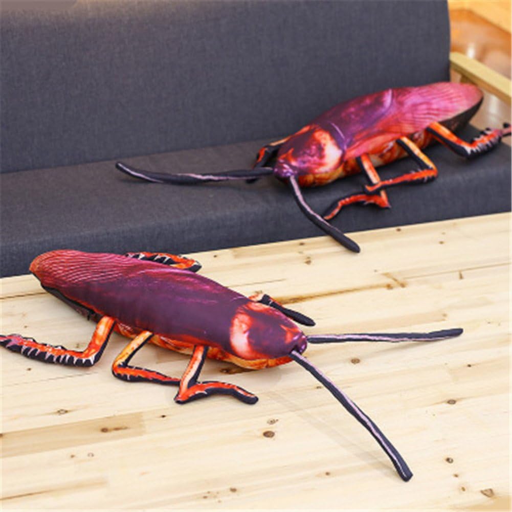 Cockroach Plush Pillow Funny Decor for Kids