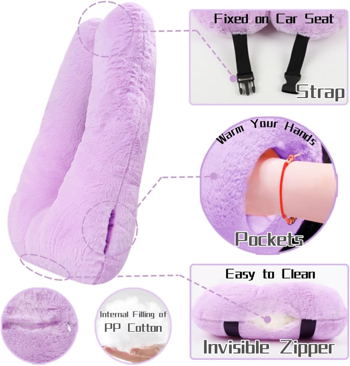 Sexysamba Travel Pillow with Eye Mask Set for Kids and Adults
