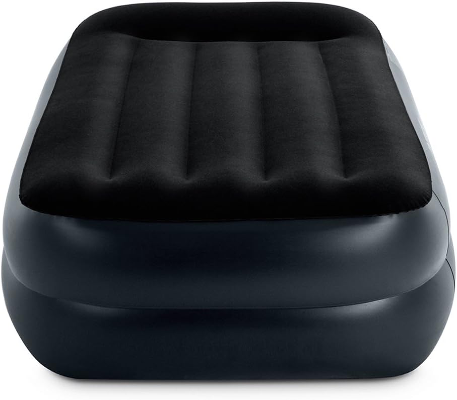 Intex Dura-Beam Raised Airbed with Built-In Pillow