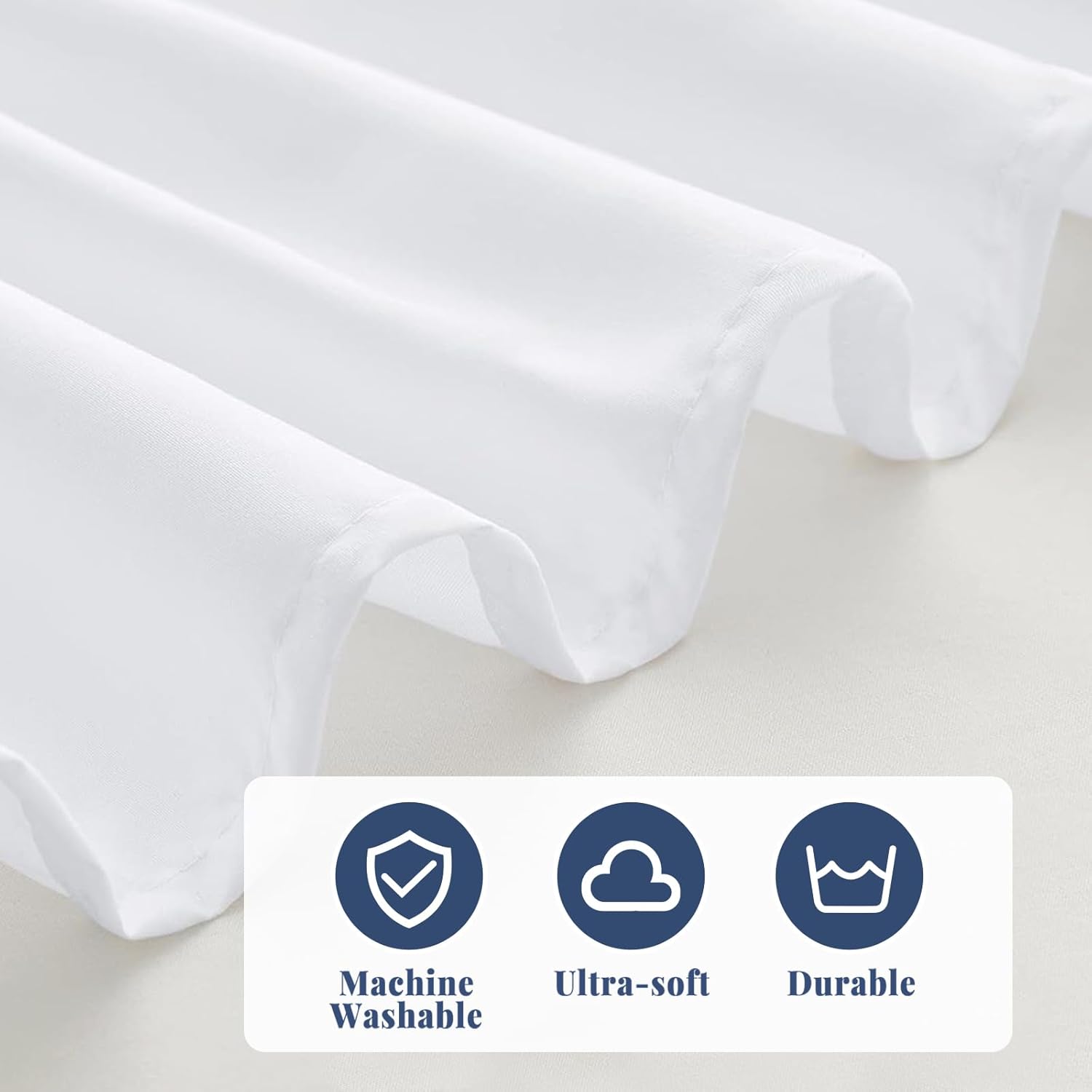 ANARACHON Twin Bed Skirt with Elastic Wrap