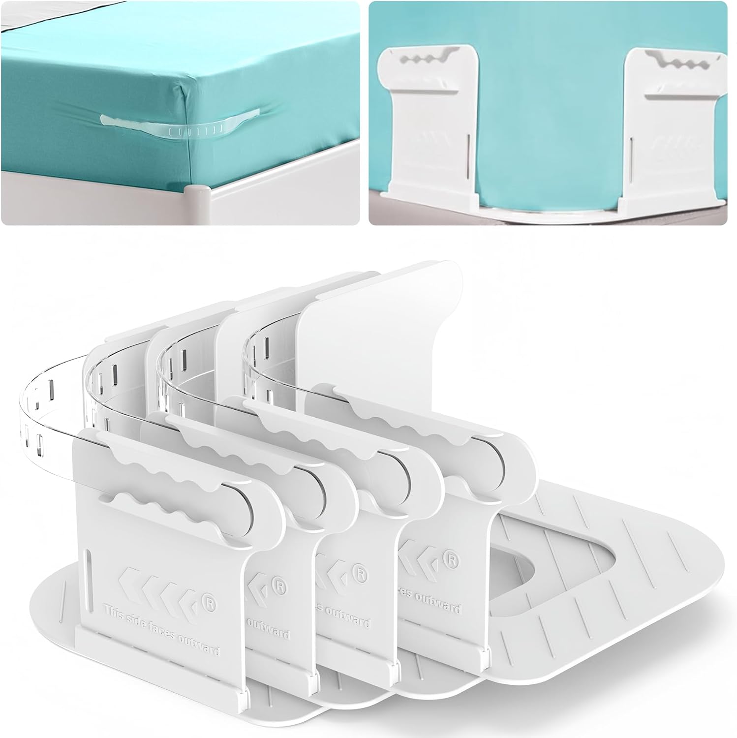 EAZMOM Sheet Straps Holder - Wider Durable