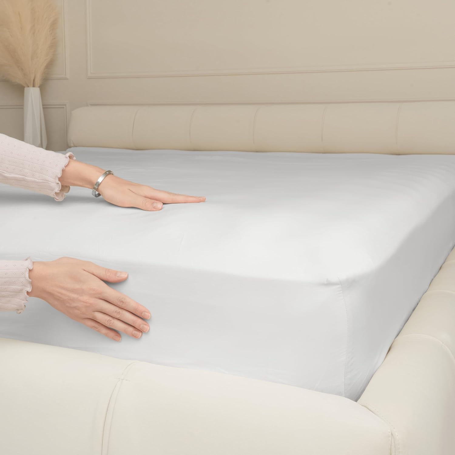GOTS Certified Organic Cotton California-King Fitted Sheet