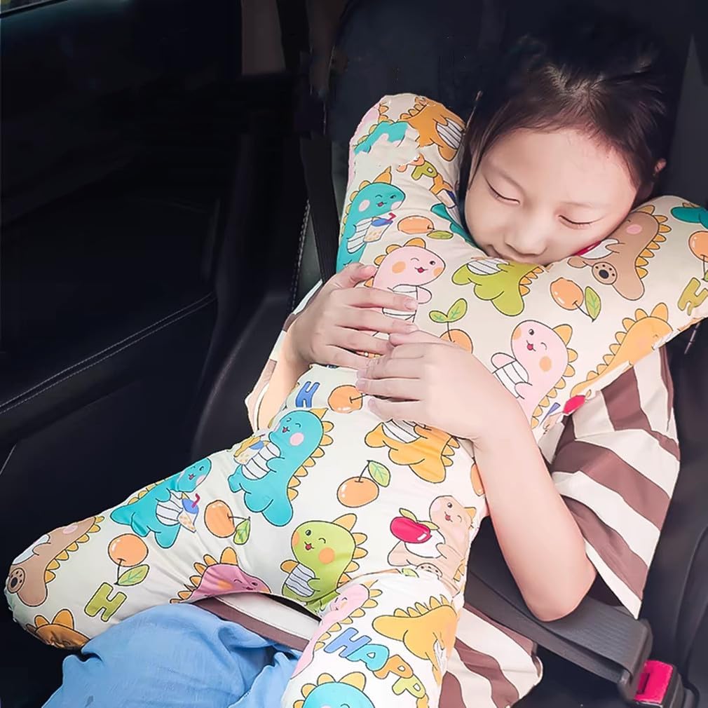 Car Travel Pillow for Kids Adults X-Shaped Neck Support