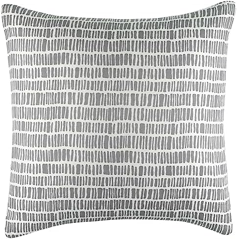 Pine Cone Hill Talus Granite Duvet Sham Euro Size Grey Graphic