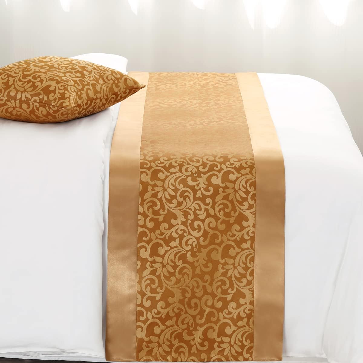 AMBERIS Bed Runner for Twin Queen King Size Beds