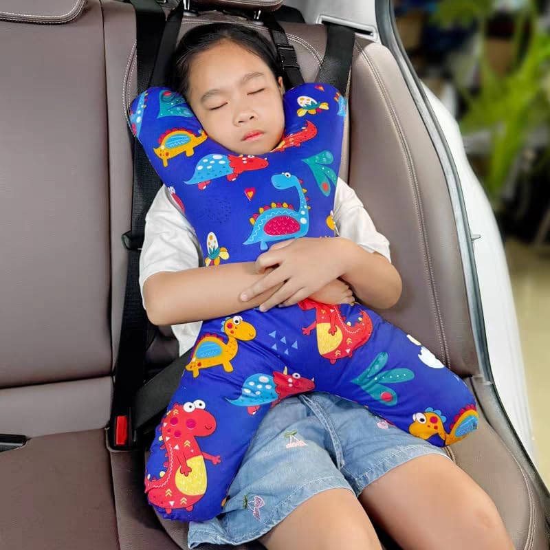 X-Shaped Travel Pillow for Car Seat Support