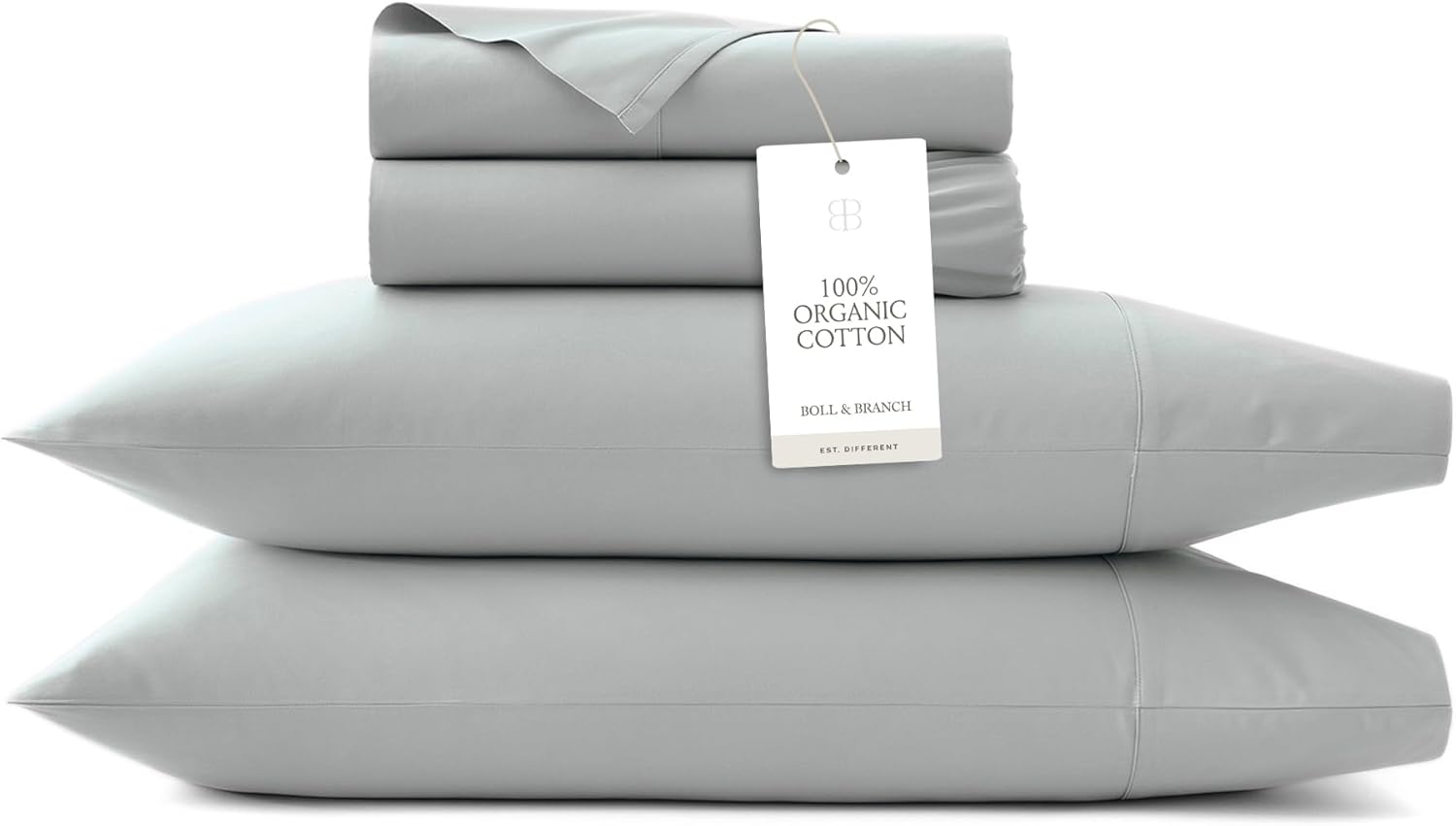 BOLL BRANCH Percale Hemmed Sheet Set - King Size