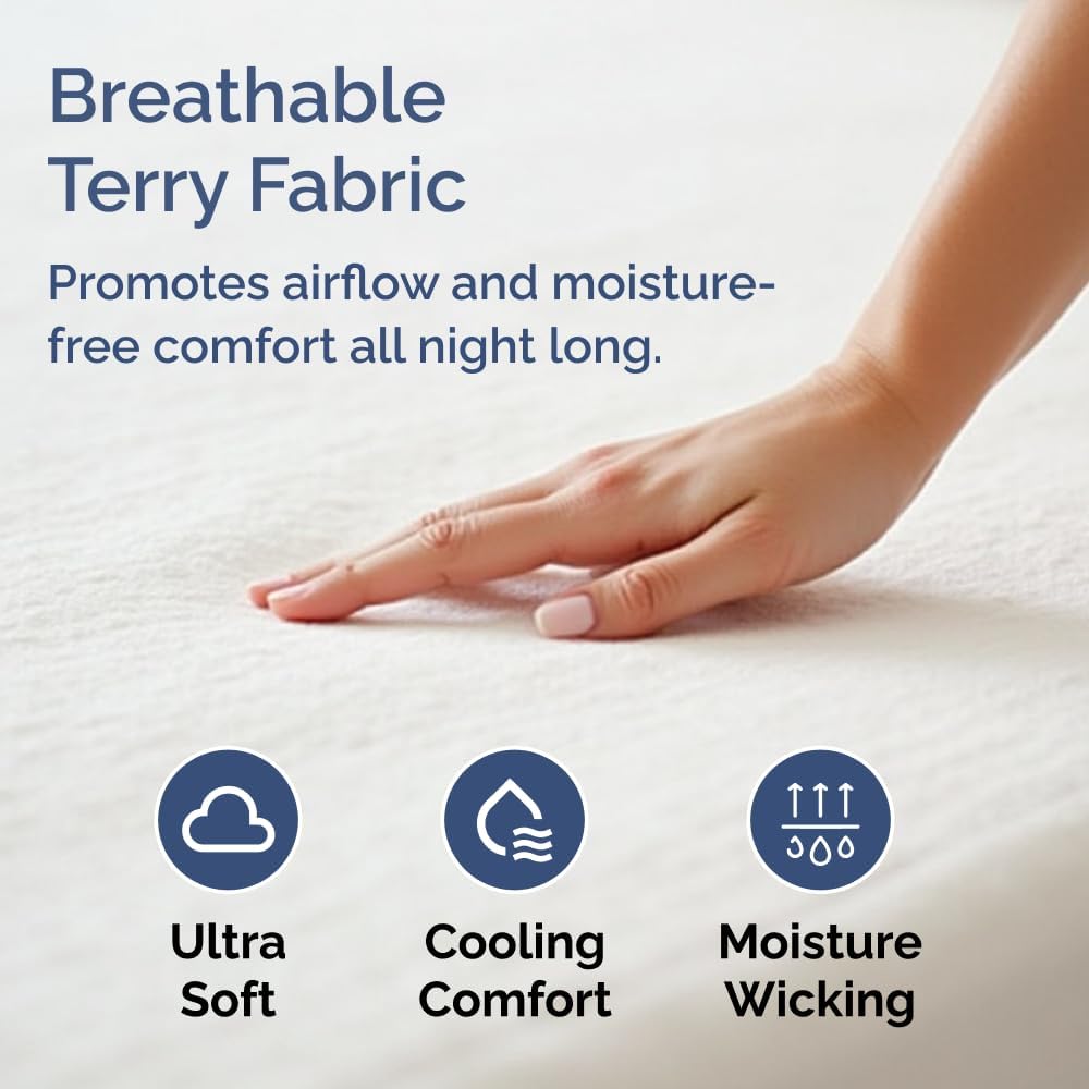 CGK Unlimited Waterproof Mattress Protector King Size