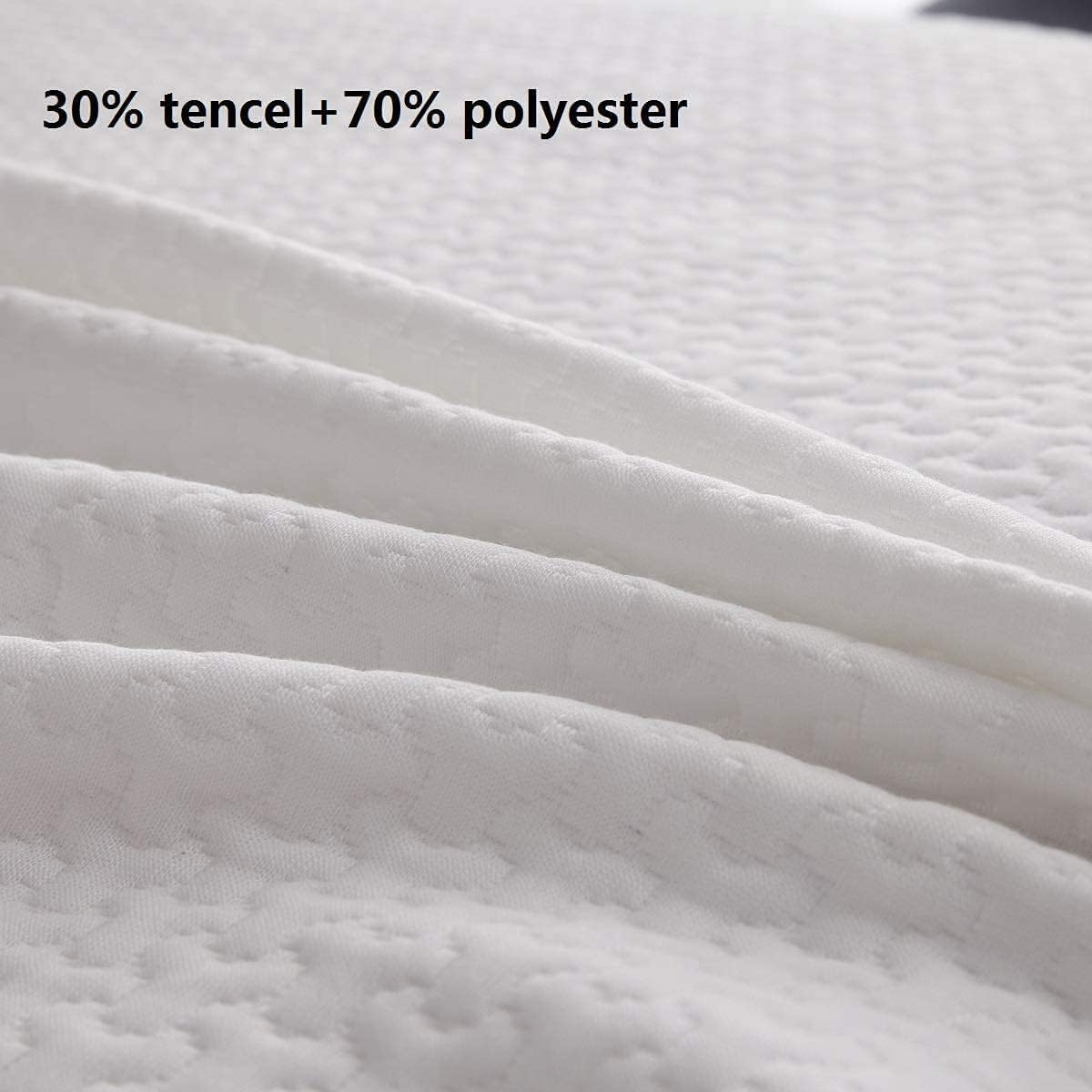 Manfei Marble Print Bedspread Twin Size 68x90
