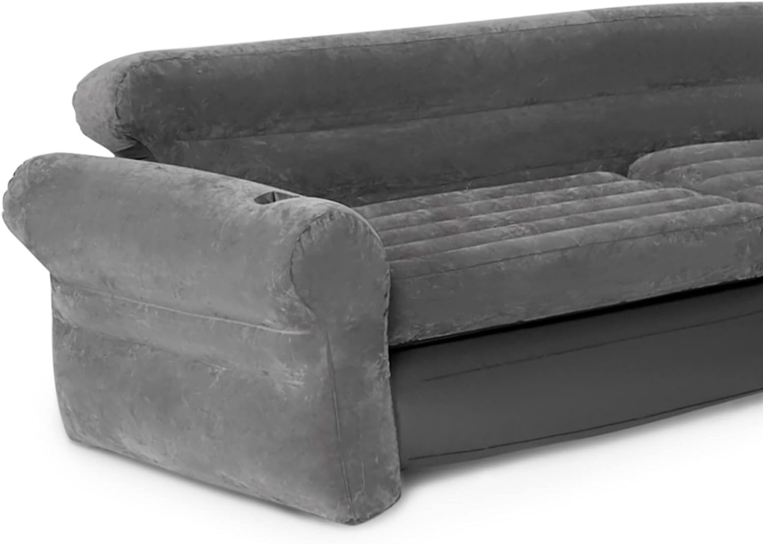 Intex Inflatable Corner Sofa L-Shaped 2 Pack Gray