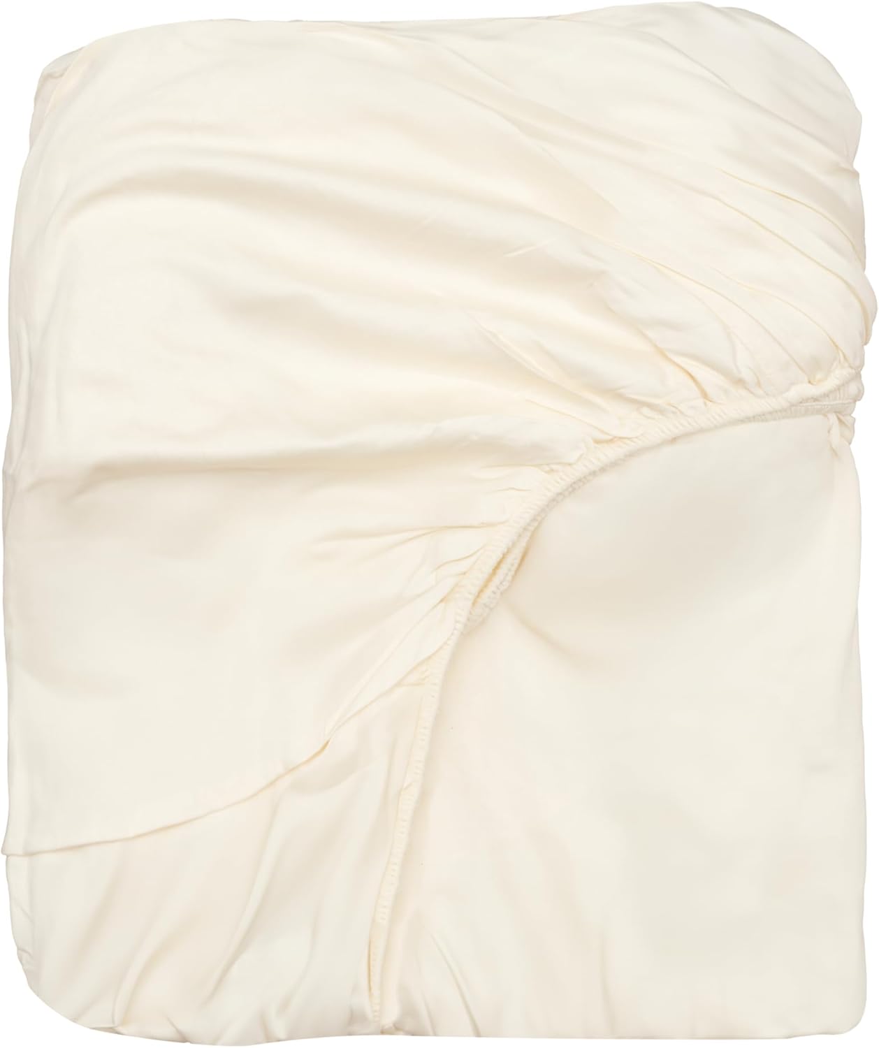 Organic Cotton King Fitted Sheet - Off White 1