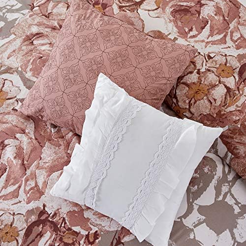 Amrapur Overseas Rose Farmhouse 8-Piece Comforter Set King