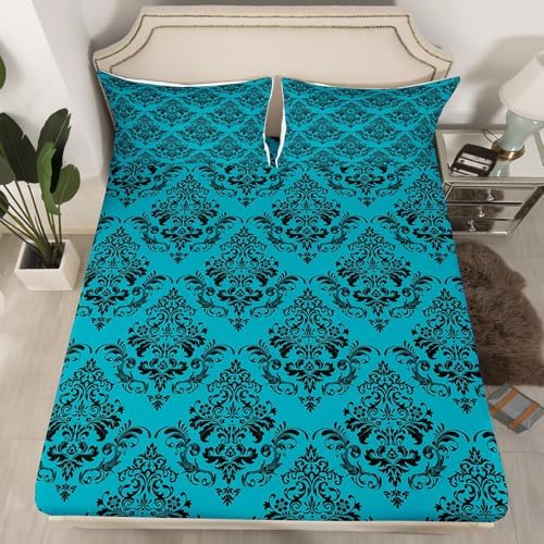 Homewish Gothic Bohemian Floral Bed Set Full Size